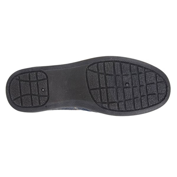 Zedzzz Mens Kenny Herringbone Twin Gusset Slippers