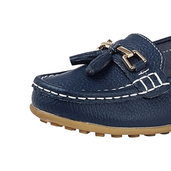Boulevard Womens/Ladies Action Leather Saddle Loafers