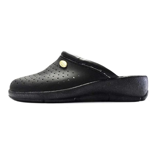 Dek Womens/Ladies Leather Clogs