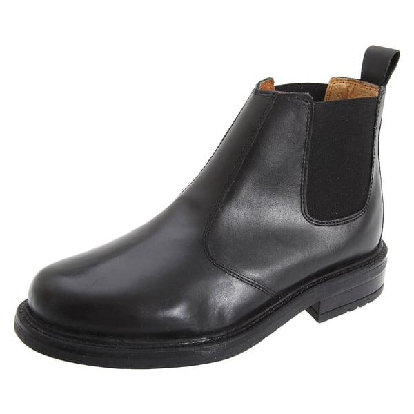 Roamers Mens Leather Quarter Lining Gusset Chelsea Boots