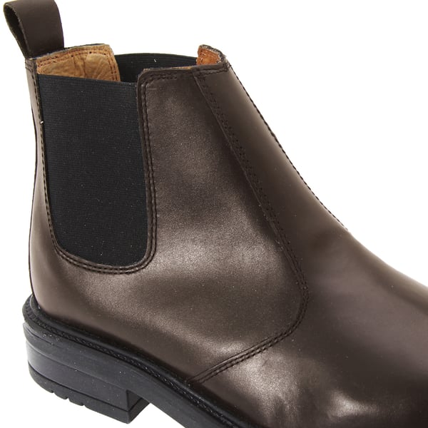 Roamers Mens Leather Quarter Lining Gusset Chelsea Boots