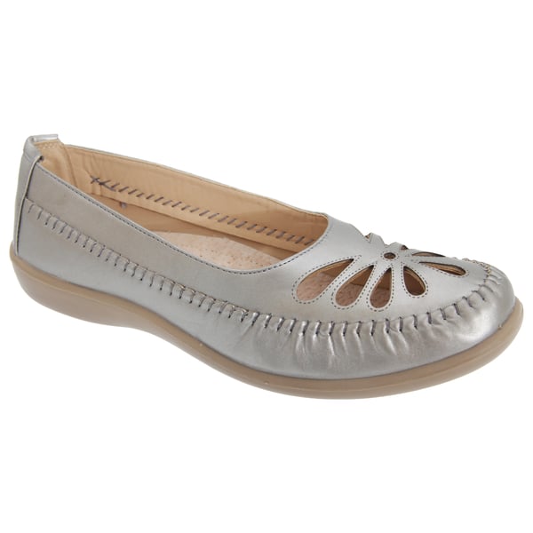 Boulevard Womens/Ladies Punched Summer Casual Shoes