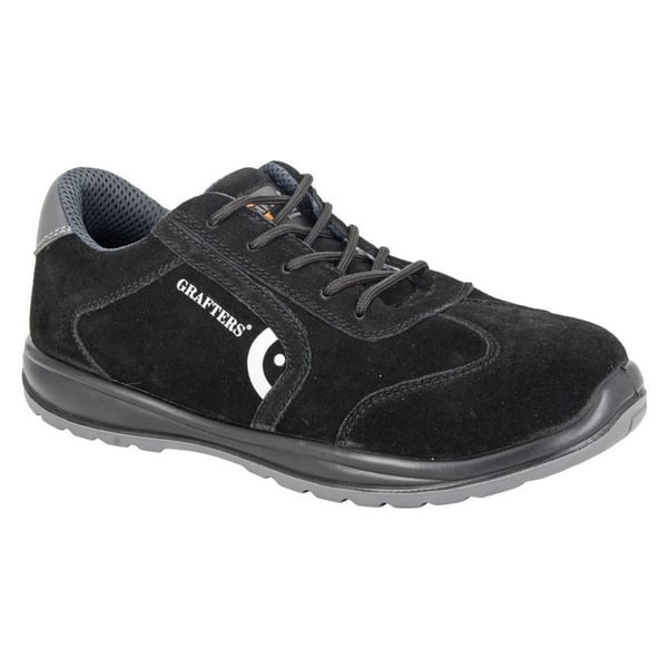 Grafters Mens Suede Safety Trainers
