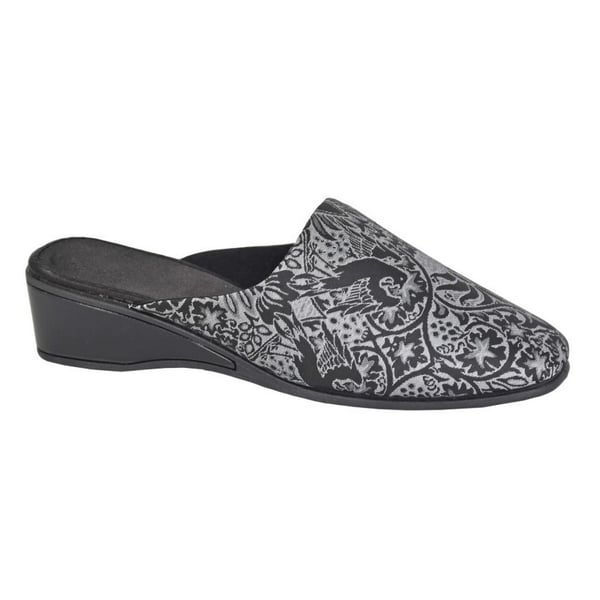 Sleepers Womens/Ladies Priya Brocade Mule Slippers