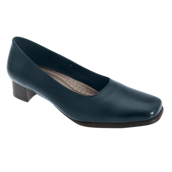 Mod Comfys Womens/Ladies Plain Leather Court Shoes