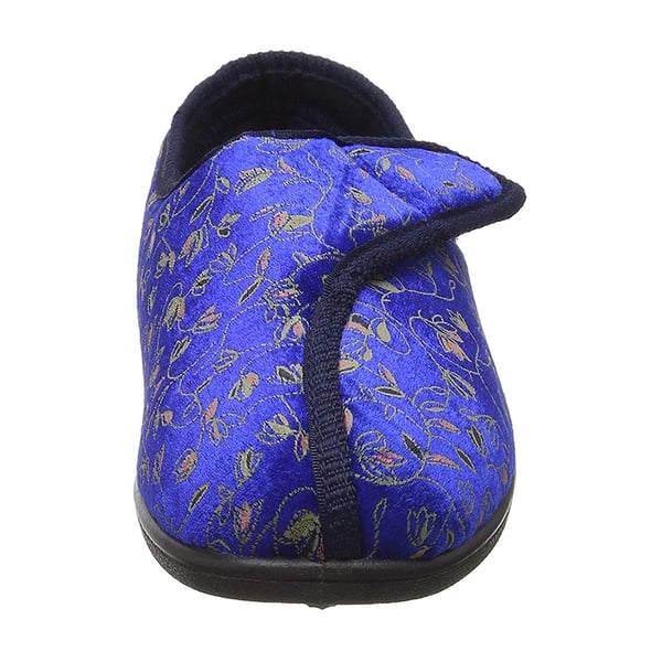 Zedzzz Womens/Ladies Janice Touch Fastening Floral Slippers