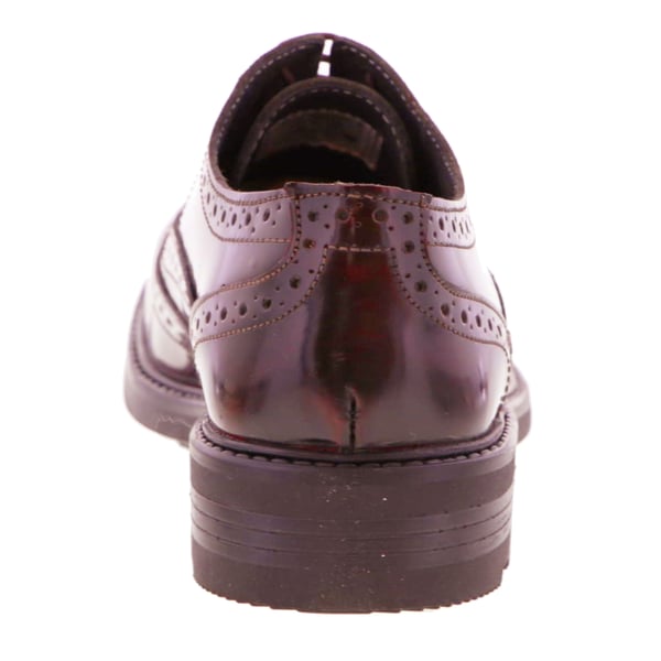 Roamers Mens 5 Eyelet Brogue Oxford Leather Shoes