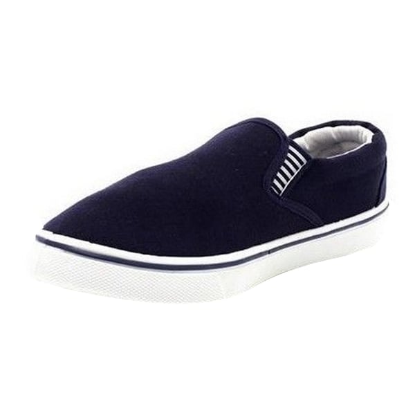 Dek Mens Gusset Casual Canvas Yachting Shoes