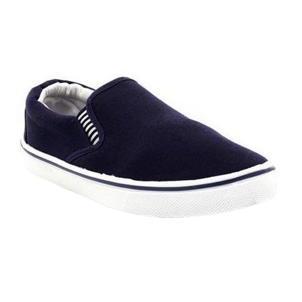Dek Mens Gusset Casual Canvas Yachting Shoes