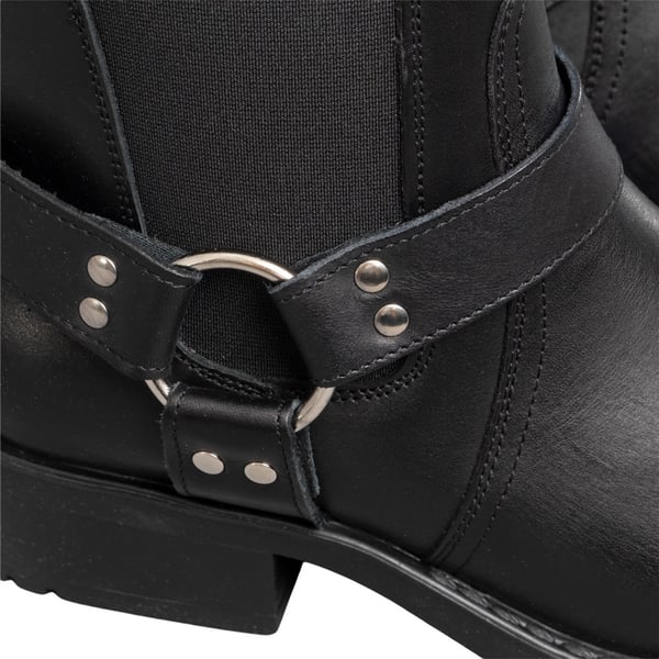 Woodland Mens Low Harley Gusset Harness Leather Boots