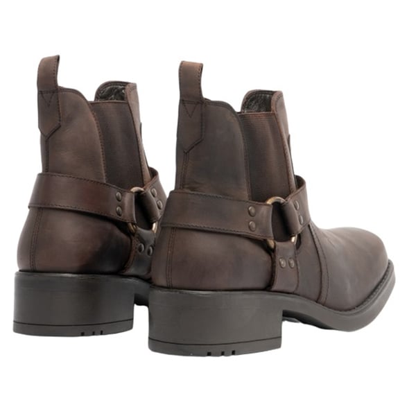 Woodland Mens Low Harley Gusset Harness Leather Boots