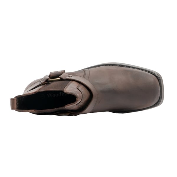 Woodland Mens Low Harley Gusset Harness Leather Boots
