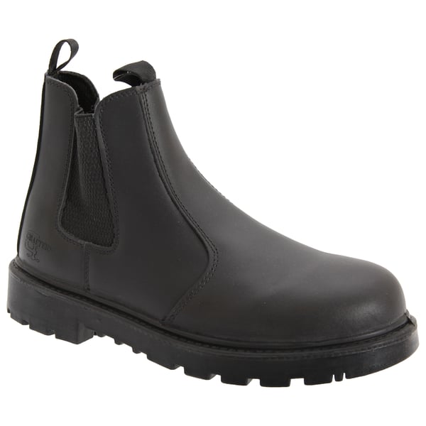 Grafters Mens Grinder Safety Twin Gusset Leather Dealer Boots