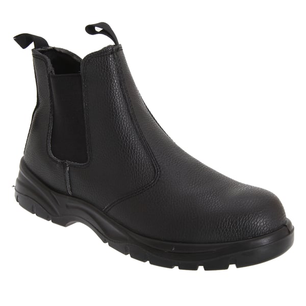 Grafters Mens Grain Leather Chelsea Safety Boots
