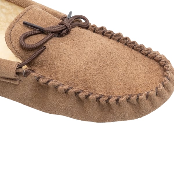 Mokkers Mens Jake Real Suede Moccasin Slippers