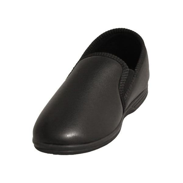 Zedzzz Mens Ivor Grain Upper Twin Gusset Slippers
