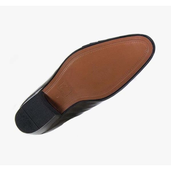 Montecatini Mens Pleated Vamp Softie Leather Shoes