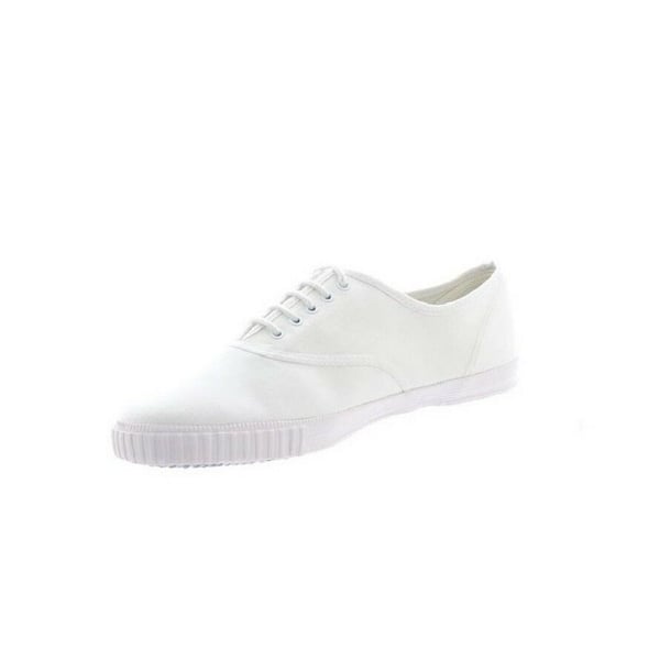 Dek Kids Unisex Junior Lace White Canvas Gym Plimsolls