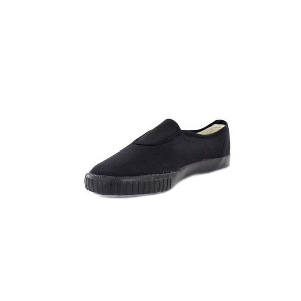 Dek Kids Unisex Junior Gusset Black Canvas Plimsolls