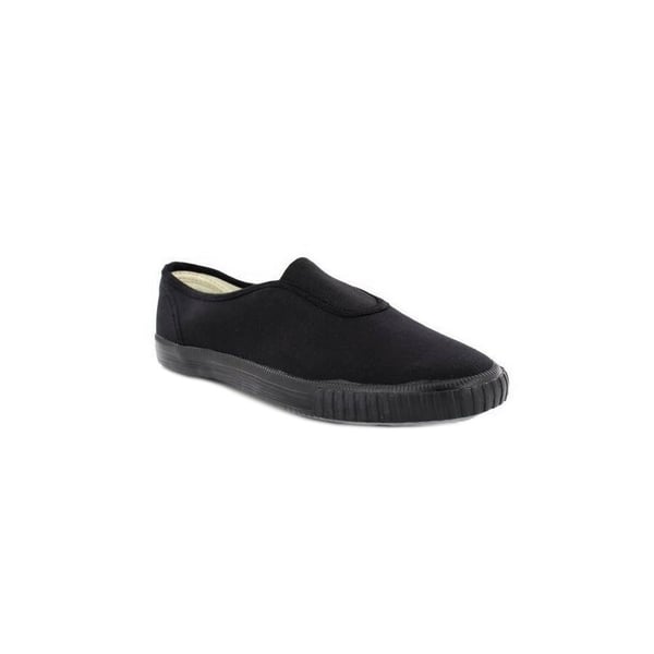 Dek Kids Unisex Junior Gusset Black Canvas Plimsolls