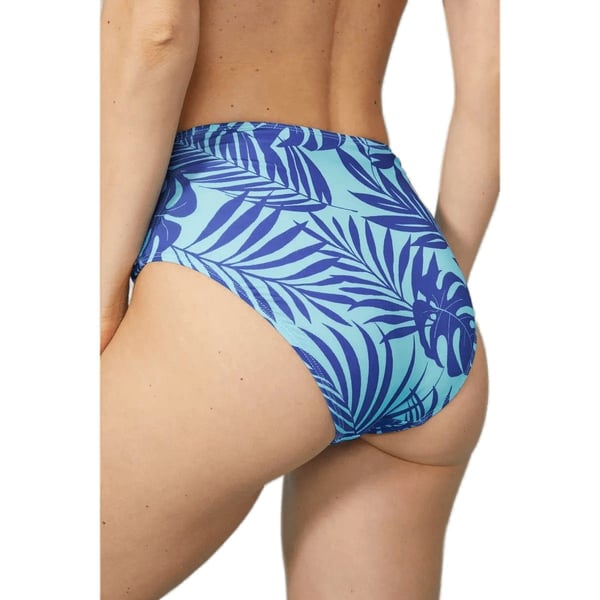 Mantaray Womens/Ladies Palm Leaf High Waist Bikini Bottoms