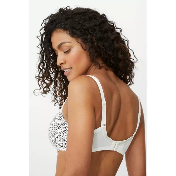 Underbar vadderad T-shirt-bh för damer (2-pack)