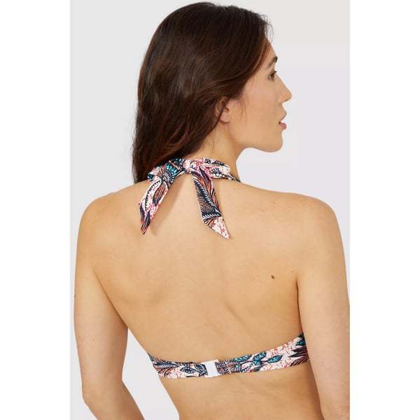 Mantaray Womens/Ladies Savannah Floral Padded Bikini Top