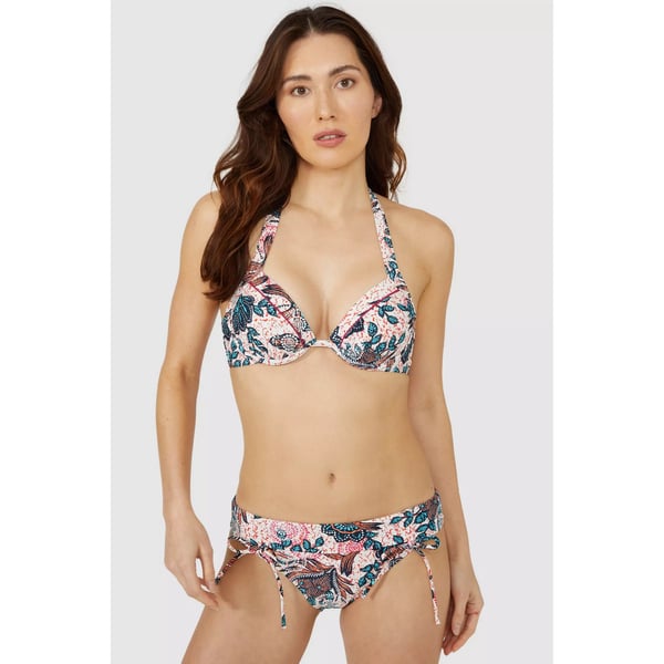 Mantaray Womens/Ladies Savannah Floral Padded Bikini Top