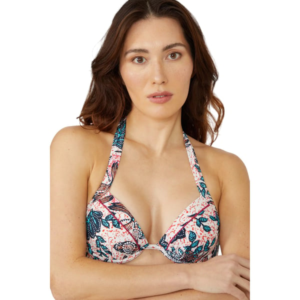 Mantaray Dame/Damer Savannah blomstret polstret bikinitop med pude
