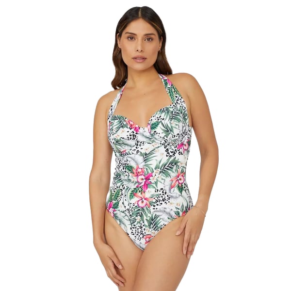 Gorgeous Womens/Ladies Jungle Underwired One Piece Swimsuit