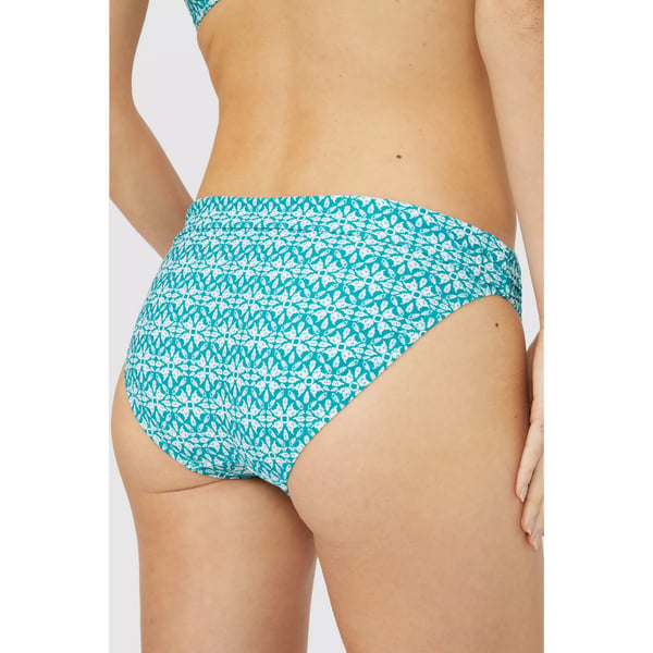 Mantaray Womens/Ladies Savannah Tile Ruched Bikini Bottoms