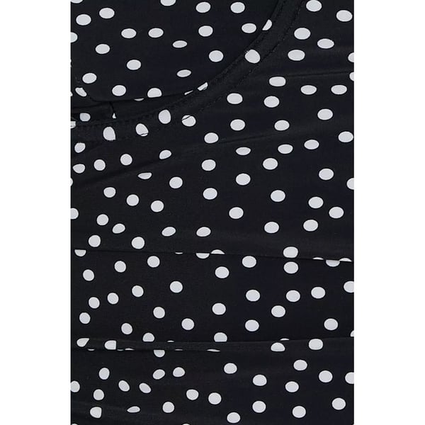 Gorgeous Womens/Ladies Spotted Skirted One Piece Swimsuit