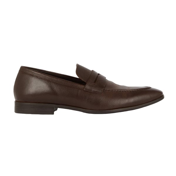 Debenhams Miesten Tumbled Nahkaiset Loaferit