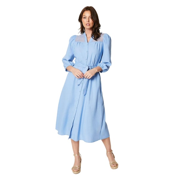 Principles Womens/Ladies Lace Yoke Belt Midi Dress