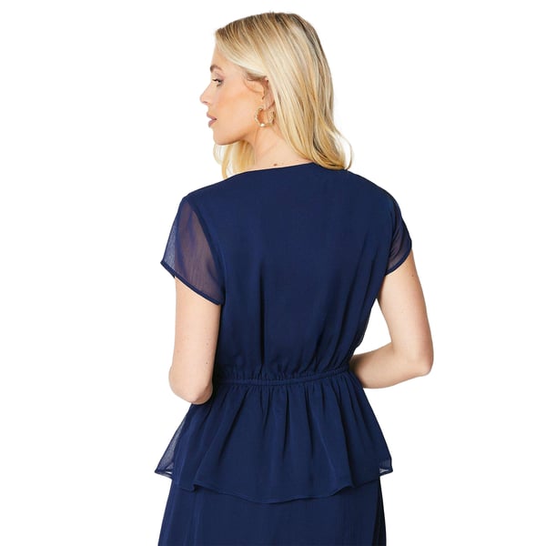 Principles Dam/Dam Mock Wrap Petite Topp