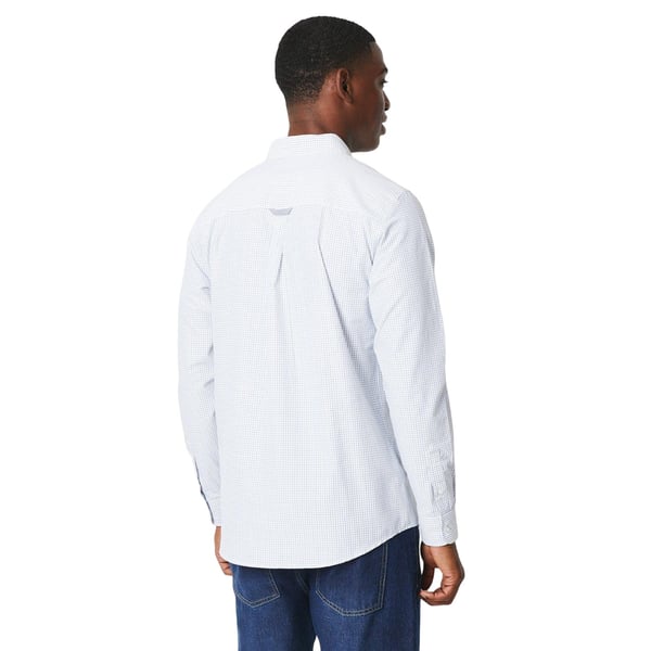 Maine Mens Tattersall Check Long-Sleeved Shirt