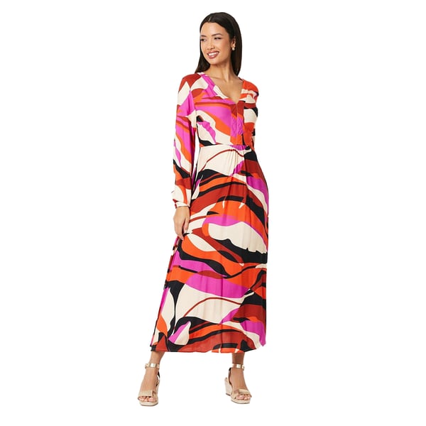 Principles Womens/Ladies Abstract Volume Maxi Dress