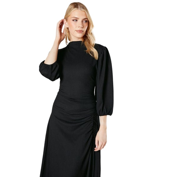Principles Womens/Ladies Ruched Jersey Textured Midi Dress