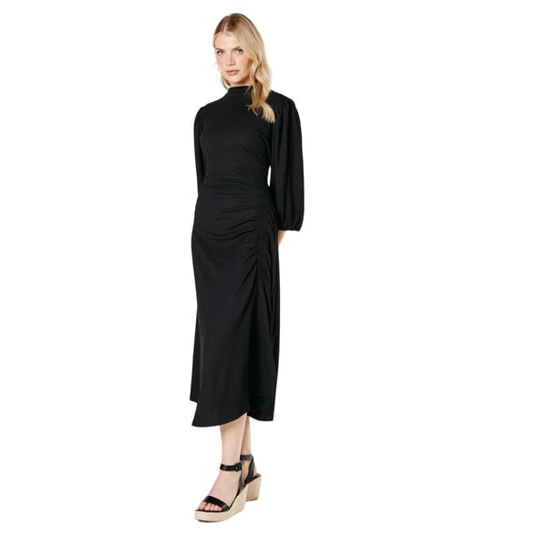 Principles Womens/Ladies Ruched Jersey Textured Midi Dress Principles Womens/Ladies Ruched Jersey Textured Midi Dress