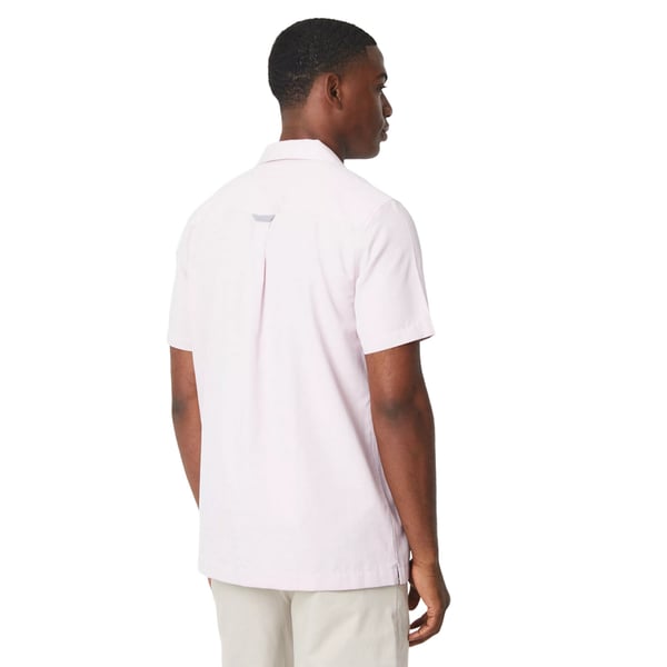Maine Mens Resort Dobby Short-Sleeved Shirt
