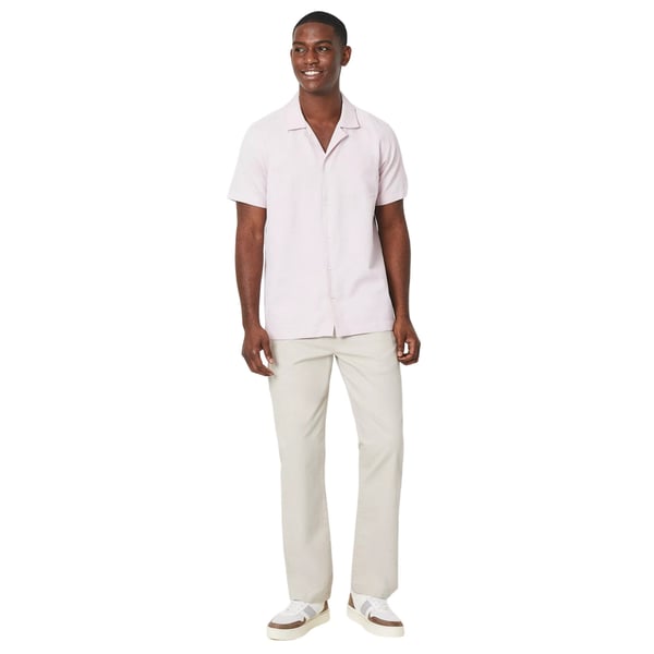 Maine Mens Resort Dobby Short-Sleeved Shirt