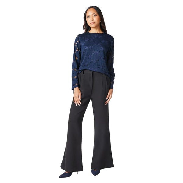 Principles Womens/Ladies Lace Long-Sleeved Top