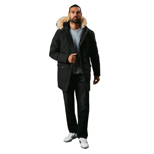 Maine Mens Hooded 4 Pockets Parka Maine Mens Hooded 4 Pockets Parka