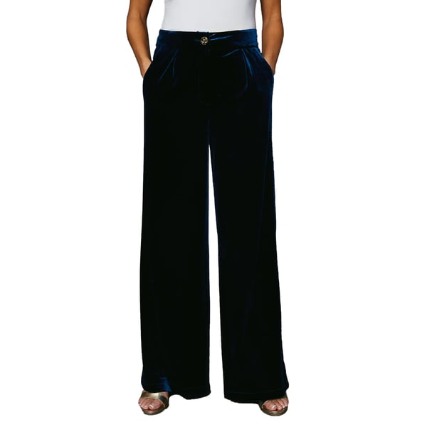 Principles Womens/Ladies Velvet Wide Leg Trousers