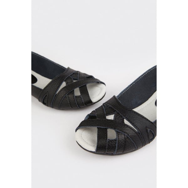 Good For The Sole Womens/Ladies Layla Woven Leather Pumps