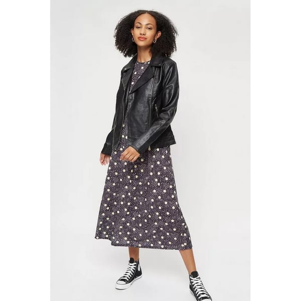Dorothy Perkins Womens/Ladies Faux Leather Tall Biker Jacket