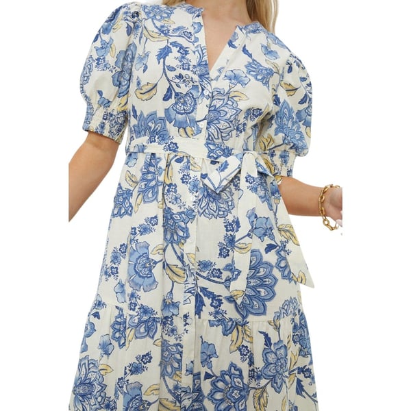 Dorothy Perkins Naisten Kukkakuvioinen Popliini Pienikokoinen Paitamekko