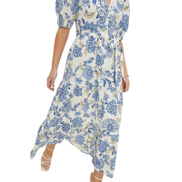 Dorothy Perkins Naisten Kukkakuvioinen Popliini Pienikokoinen Paitamekko