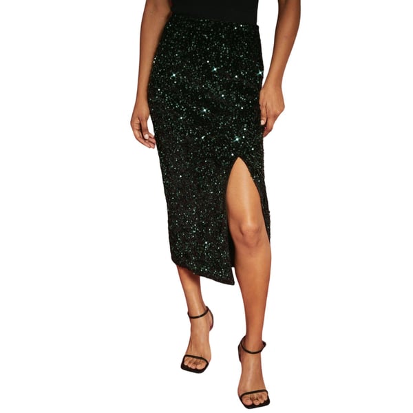 Dorothy Perkins Womens/Ladies Sequin Velvet Midi Skirt Dorothy Perkins Womens/Ladies Sequin Velvet Midi Skirt