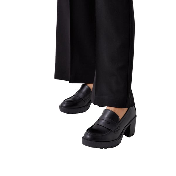 Dorothy Perkins Womens/Ladies Lenny Wide Heeled Loafers